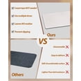 thumbnail image 3 of Stair Treads for Wooden Steps, Farmhouse Beige White Striped Peel and Stick Stair Treads with Reusable Adhesive, Modern Stripes Non Slip Indoor Stairs Runner Rugs Mats for Elders Dogs 8"x30" 10PCS, 3 of 7