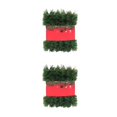 thumbnail image 2 of Injueey Ambiente festivo con guirnalda decorativa verde abeto, decoración navideña, guirnalda navideña DIY, verde, 3 m Verde 3 metros 2Conjunto, 2 of 6