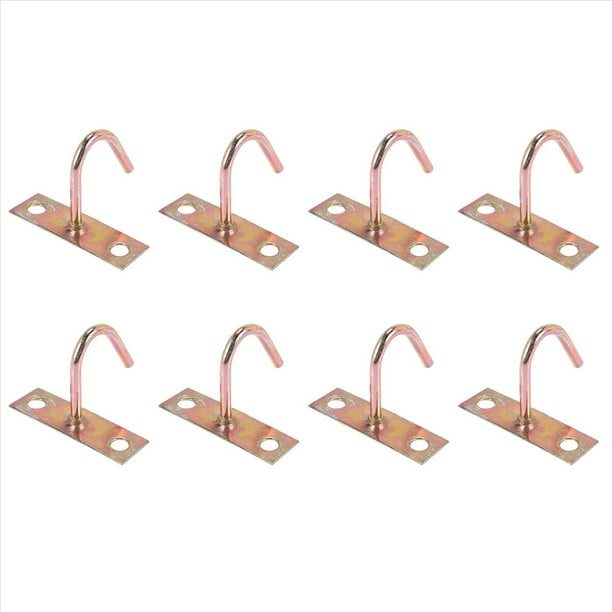 8X Accesorio de Ventilador de Metal en Forma de J Montaje en Techo Gancho Gancho 80 mm