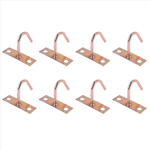 8X Accesorio de Ventilador de Metal en Forma de J Montaje en Techo Gancho Gancho 80 mm