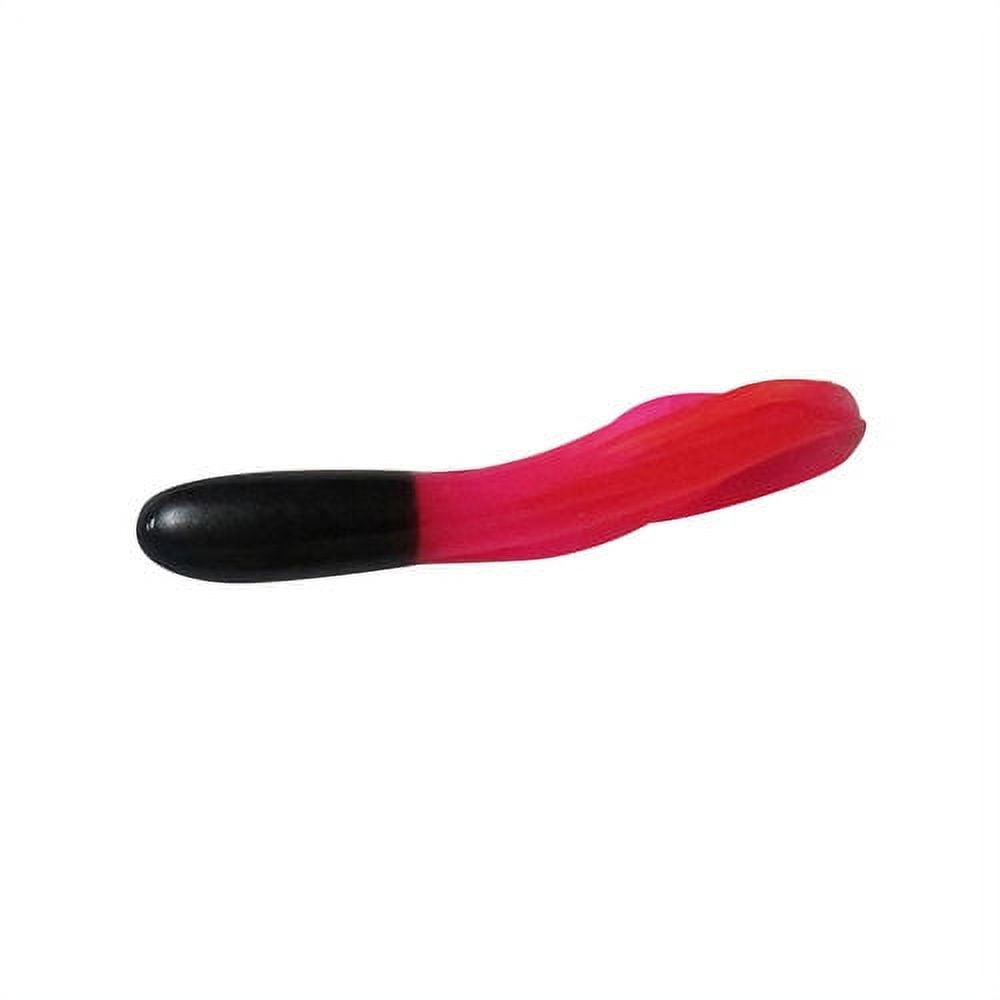 (6 pack) Creme 1.5" Mini Tail Lure, Black & Pink