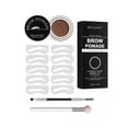 thumbnail image 3 of Juego de modelado de cejas, y niñas a prueba de sudor, 10 tarjetas de cejas, maquillaje con cepillos para cejas, juego de plantillas de sello de rojo marrón Fernando Modelado de cejas, 3 of 8