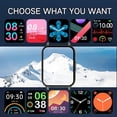 thumbnail image 2 of Smart Watch for Women and Men 1.69 inch Touch Screen Fitness Tracker Watch IP67 Waterproof Smartwatch with Heart Rate and Sleep Monitor, Step Counter Sport Running Watch for Android and iOS, 2 of 6