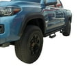 thumbnail image 7 of Ikon Motorsports 2PCS Running Boards Side Step Nerf Bars Added on Bodykit Replacement Compatible With 2205-2222 Toyota Tacoma Double / Crew Cab Black 2206 2207 2208 2209 2220 2221 2222 2223 2224 2225, 7 of 7