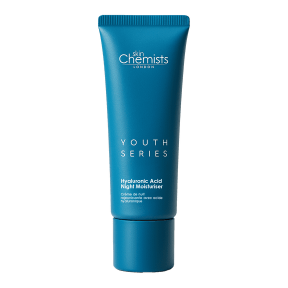 skinChemists Youth Series 1% Hyaluronic Acid Night Moisturizer for Hydrated, Plumper-Looking Skin, 50 mL