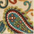 thumbnail image 3 of Orian Veranda Area Rug 2353 Indoor/Outdoor Multi Paisley Outdoor Floor Decor Modern Carpet, 3 of 6