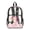 Axolotl Ice Cream Cherry Blossom, variant on Clear Backpack 17 Inch PVC Transparent School Backpack for Kids Adults College, Lightweight Travel Bookbag for Security, Large Daypack for Work Casual, Colorful Hippie Flower Cat