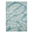 thumbnail image 2 of Unique Loom Outdoor Botanical Collection Area Rug - Palm (10' x 14' 1" Rectangle Light Aqua/Ivory), 2 of 6