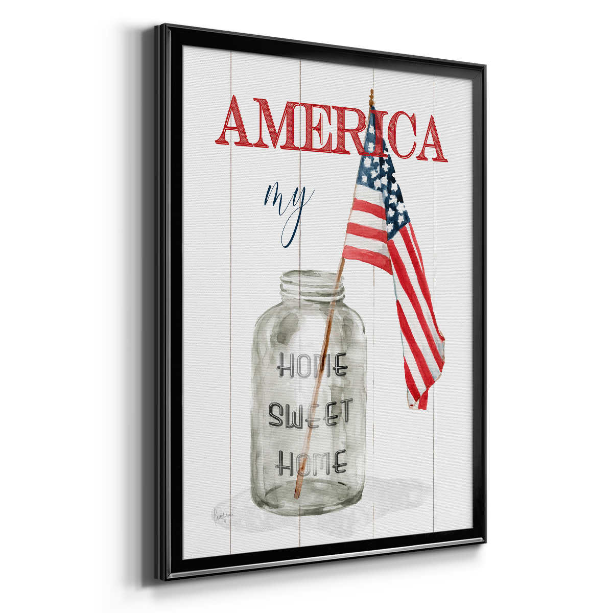 America My Home Sweet Home Premium Classic Framed Print - Ready to Hang