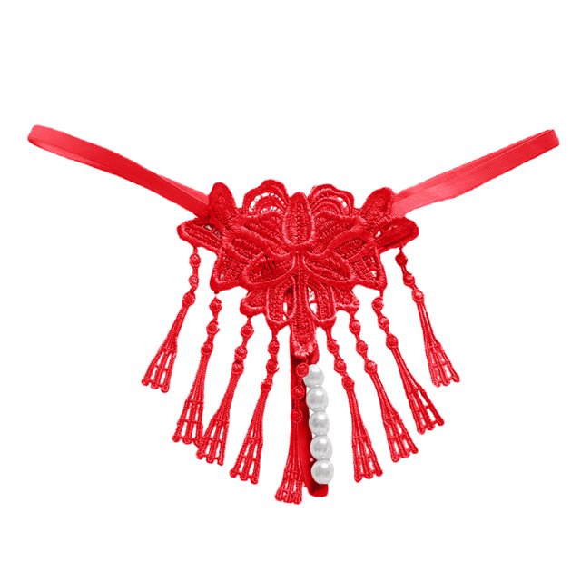 Aayomet Culottes Bikini pour Femmes Culottes Découpées Culottes Douces Taille Mi-Haute Boxeur (Rouge, A)