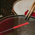 thumbnail image 4 of OUNONA Drum Set Accessories 1Set Jazz Brushes In Red Color Featuring Ergonomic Design And Quiet Playing Experience, 4 of 8