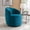 Teal, variant on Noble House Arissa 26" Velvet Ergonomic Barrel Armchair, Swivel Reading Chair with Metal Base for Living Room, Teal