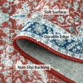 thumbnail image 4 of Haperlare Runner Rug 2' x 6' Hallway Area Rug Persian Entryway Rug Washable Low Pile Non-Slip Distressed Mat Indoor Entrance Carpet for Living Room Kitchen Bath, Blue, 4 of 5