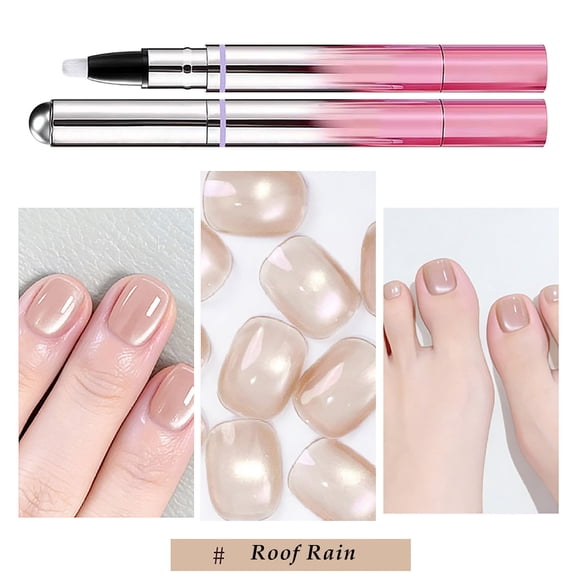 Dianli Magnetic Nail Polish Cat Eye Gel Pen 2-in-1 Magnetic Nail Art Pen 3ml UV LED Soak off Long-Lasting Salon-Quality Mirror Chrome Effect Builder Gel for DIY Nails Magnetic Gel