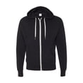thumbnail image 2 of Independent Trading Co. Heathered French Terry Full-Zip Hooded Sweatshirt, 2 of 3