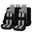 thumbnail image 1 of 9PCS Universal Car Seat Covers Protector Cushion Full Set w/Back Bench ,Front Rear for Car Truck Van SUV, 1 of 6