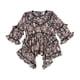 thumbnail image 1 of Blusa de punto bar III con ribete de cinta para mujer rosa mediana, 1 of 2