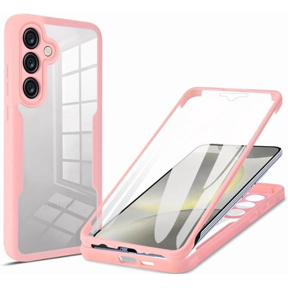 REQO for Galaxy S26  Plus Case, [Built-in Screen Protector] [Military Grade Shockproof] 360° Full Body Clear Rugged Protective Case Cover for Samsung Galaxy S26 Plus