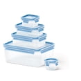 thumbnail image 1 of T-fal Set K3029012 de 5 piezas de contenedores herméticos, Master Seal Fresh, libres de BPA, para conservar tus alimentos en óptimas condiciones, Transparente/Azul, Chico, 1 of 5