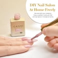 thumbnail image 3 of Esmalte de uñas en gel CANNI Jelly Nude Pink Translúcido 10 ml, 3 of 8