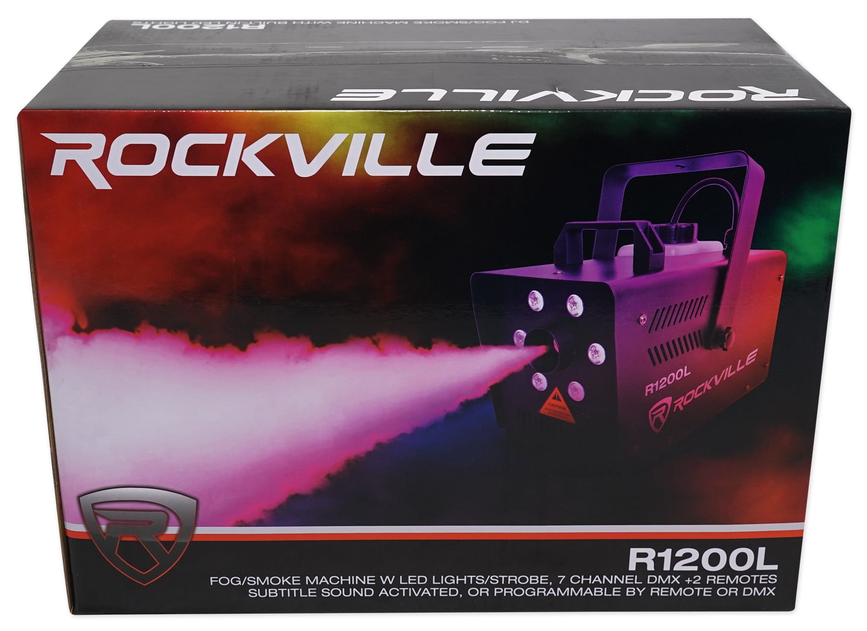 5) Chauvet DJ Freedom Par H9 IP RGBAW+UV Wireless DMX Par Can Lights+Fog Machine