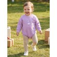 thumbnail image 4 of Cenuakty Baby Boys Girls Romper Long Sleeve Round Neck Goose Embroidery Bodysuit Newborn Fall Playsuit, 4 of 9