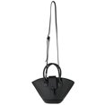 thumbnail image 2 of Bolso Con Asa Superior Tipo Cubo en Forma Abanico Cuero PU Diseñador Lujo, 2 of 9