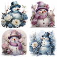 thumbnail image 1 of 5D DIY Taladro Invierno Muñeco Nieve Kit Del Arte Artesanal, 1 of 6