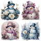 thumbnail image 1 of 5D DIY Taladro Invierno Muñeco Nieve Kit Del Arte Artesanal, 1 of 6