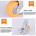 thumbnail image 3 of Heavy-duty transport castors with brake, 360 degree swivel, perfect for sma, 3 of 5