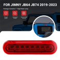 thumbnail image 5 of LED Rear Brake Light Central High Mounted Stop Warning Lamp Rear Tail Light for Jimny JB64 JB74 2019-2023, 5 of 5