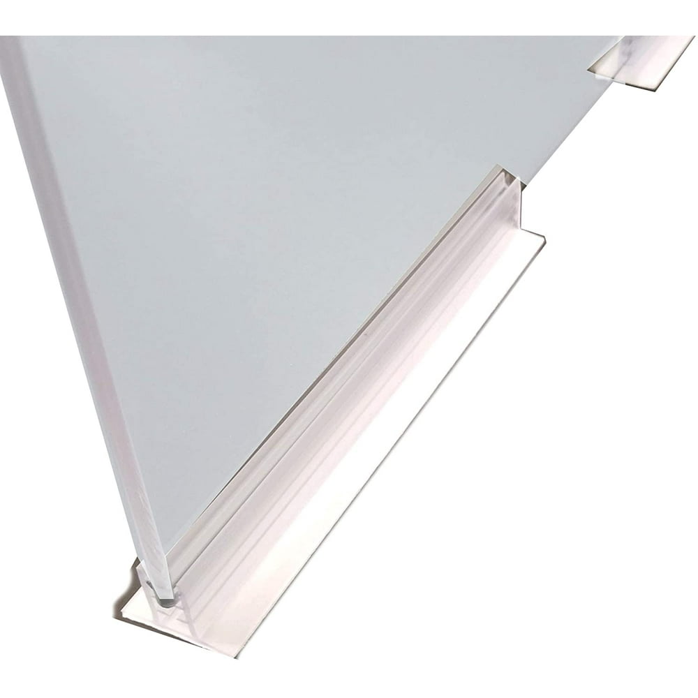 6" L Self Adhesive Plexiglass Holder to Fasten & Line Up Acrylic Panels