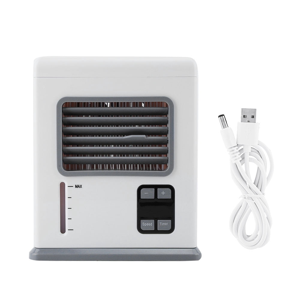 DEWIN Mini Portable Air Conditioner Humidifier Desk Fan Air Cooling Fan