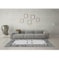 thumbnail image 3 of Ahgly Company Indoor Round Oriental Gray Modern Area Rugs, 3' Round, 3 of 4