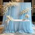 thumbnail image 6 of MMJ Wedding Arch Draping Sheer Curtain Panels 2 Pack Chiffon Fabric for Ceremony Party Chair Decor 78.74in, 6 of 6