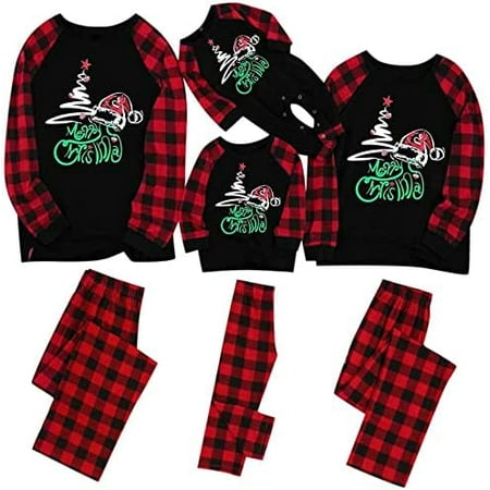 

Family Pajamas Matching Sets Christmas Matching Pjs 2022 Family Holiday Sets Sleepwear Nightmare BeFore Christmas Pajamas Xmas Elk Print Jammies Pijamas para Ninos