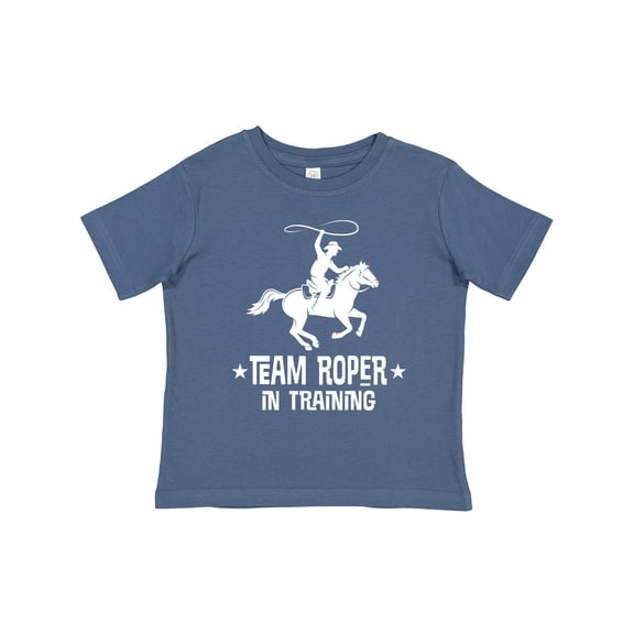 Inktastic Team Roper in Training Cowboy Boys Toddler T-Shirt