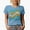 Baby Blue, variant on Warriors, Groovy Retro Wavy Text Merch Gift, Heather Grey T-Shirt, Medium