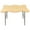 Maple, variant on Tot Mate My Place Rectangular Adjustable Wooden Indoor Table, Table Top 21" - 30" H, RTA