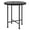 Black, variant on vidaXL Bistro Table Patio Table with Rattan Look Garden Outdoor Side Table Steel
