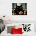 thumbnail image 4 of COMIO  Baking Because Murder is Wrong Poster - Black Cat Print - Cat Art - Gift for Him, Her, Baker &amp; Animal Lover - Funny Decor for Kitchen, Restaurant or Dining Room - Wall&nbsp;Art, 4 of 4