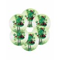 thumbnail image 7 of 13 Inch Round Placemats Set of 6, St. Patrick's Day Non Slip Heat Insulation PP Table Mats, Lucky Shamrock Hat Ladybirds Daisy Ombre Green Washable Place Mats for Kitchen Dining Party Table Decor, 7 of 7