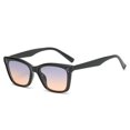 thumbnail image 1 of MesaSe Lunettes de Soleil pour Femmes Monture Carrée Style Simple Classique Rétro Lentille Transparente Résistantes au Soleil Ultra-Légères Protection UV Lunettes de Soleil pour Adultes pour l'Extérieur, 1 of 10
