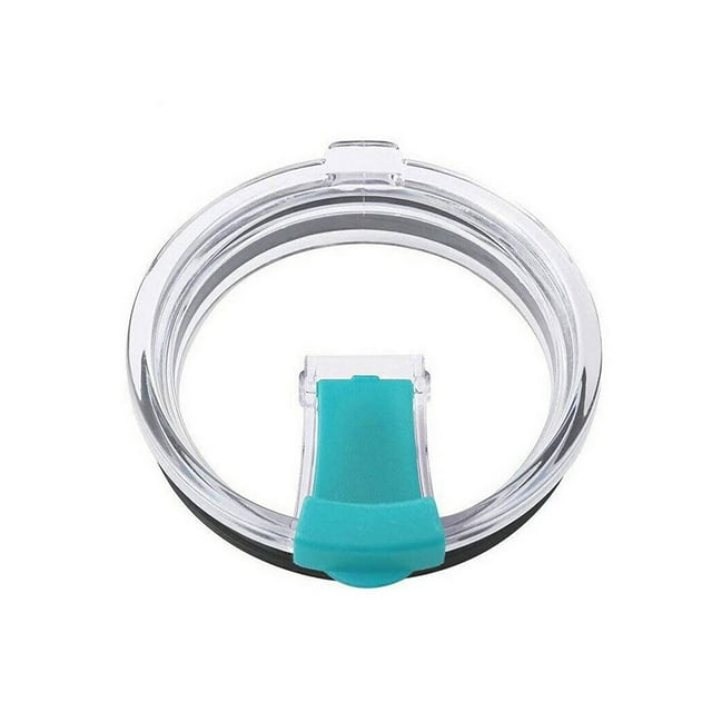 Tapas de repuesto para vaso LYD, tapas de vaso de 20 oz, se adapta a YETI Rambler, Ozark Trail (azul/negro) LYD Suministros para el automóvil