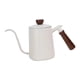 thumbnail image 3 of Hervidor de cuello de cisne de 600 ml, hervidor de café manual, tetera para café y té, de acero inoxidable Blanco, 3 of 9