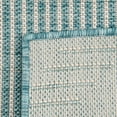 thumbnail image 6 of Unique Loom Outdoor Modern Collection Area Rug - Tambor (10' 8" Square Light Aqua/Ivory), 6 of 6