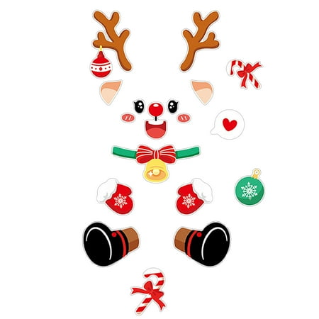 

Julam Christmas Refrigerator Magnet Set Cute Fridge Magnet Stickers
