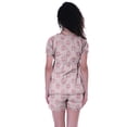 thumbnail image 3 of Moomaya Pyjama en Coton pour Femmes, Ensemble de Nuit 2 Pcs avec Shorts, Ensembles de Pyjama avec Shorts, 3 of 7