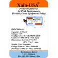 thumbnail image 2 of 7.4V 2600mAh Rechargeable Battery with XH2.54-2P Connector – Perfect for DIY Electronics, Toys, Lighting, Radios, Speakers, Fishing Lights, Doorbells, Boomboxes, DVD Players, and More!, 2 of 6
