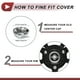 thumbnail image 5 of Tapas de centro de rueda de Unique Bargains para Ford Explorer 1993-2003 en tono plateado cromado de plástico 1 Pc, 5 of 7
